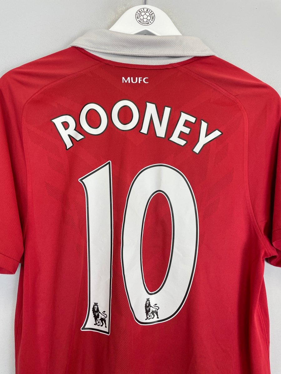 2010/11 MANCHESTER UNITED ROONEY 10 HOME SHIRT (M) NIKE - Cult Kits - Medium - Buy Vintage Football Shirts, Authentic Retro Football Shirts For Sale, Classic Football Shirts & Soccer Jersey