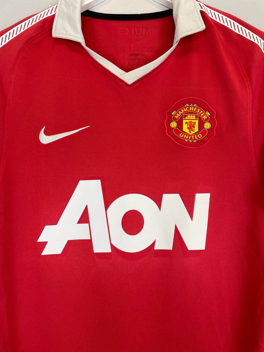 2010/11 MANCHESTER UNITED ROONEY 10 HOME SHIRT (M) NIKE - Cult Kits - Medium - Buy Vintage Football Shirts, Authentic Retro Football Shirts For Sale, Classic Football Shirts & Soccer Jersey