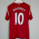 Shop 2010/11 MANCHESTER UNITED ROONEY #10 HOME SHIRT (S) NIKE, classic football shirts, vintage football shirts & retro soccer jerseys at Cult Kits