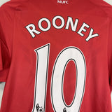 Shop 2010/11 MANCHESTER UNITED ROONEY #10 HOME SHIRT (S) NIKE, classic football shirts, vintage football shirts & retro soccer jerseys at Cult Kits