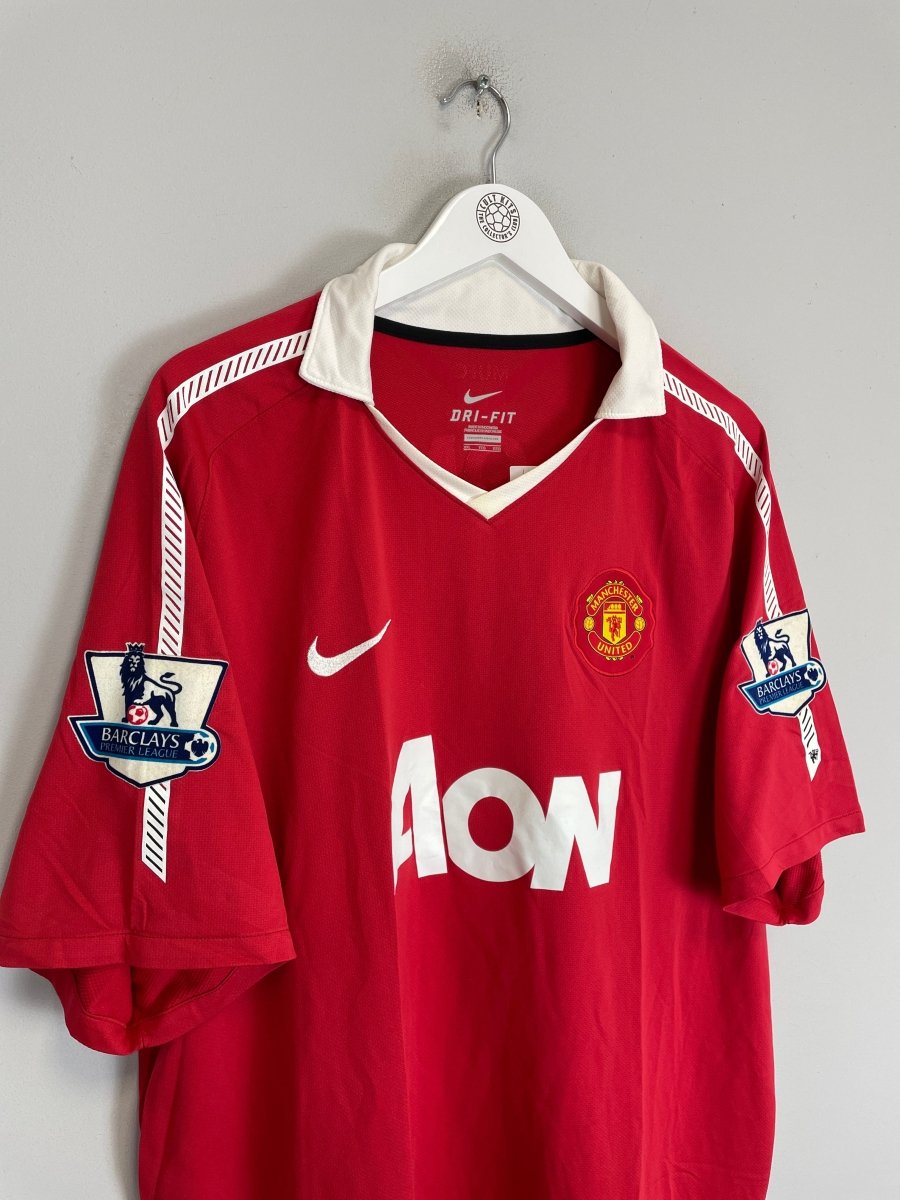 2010/11 MANCHESTER UNITED ROONEY 10 HOME SHIRT (XL) NIKE - Cult Kits - XL - Buy Vintage Football Shirts, Authentic Retro Football Shirts For Sale, Classic Football Shirts & Soccer Jersey