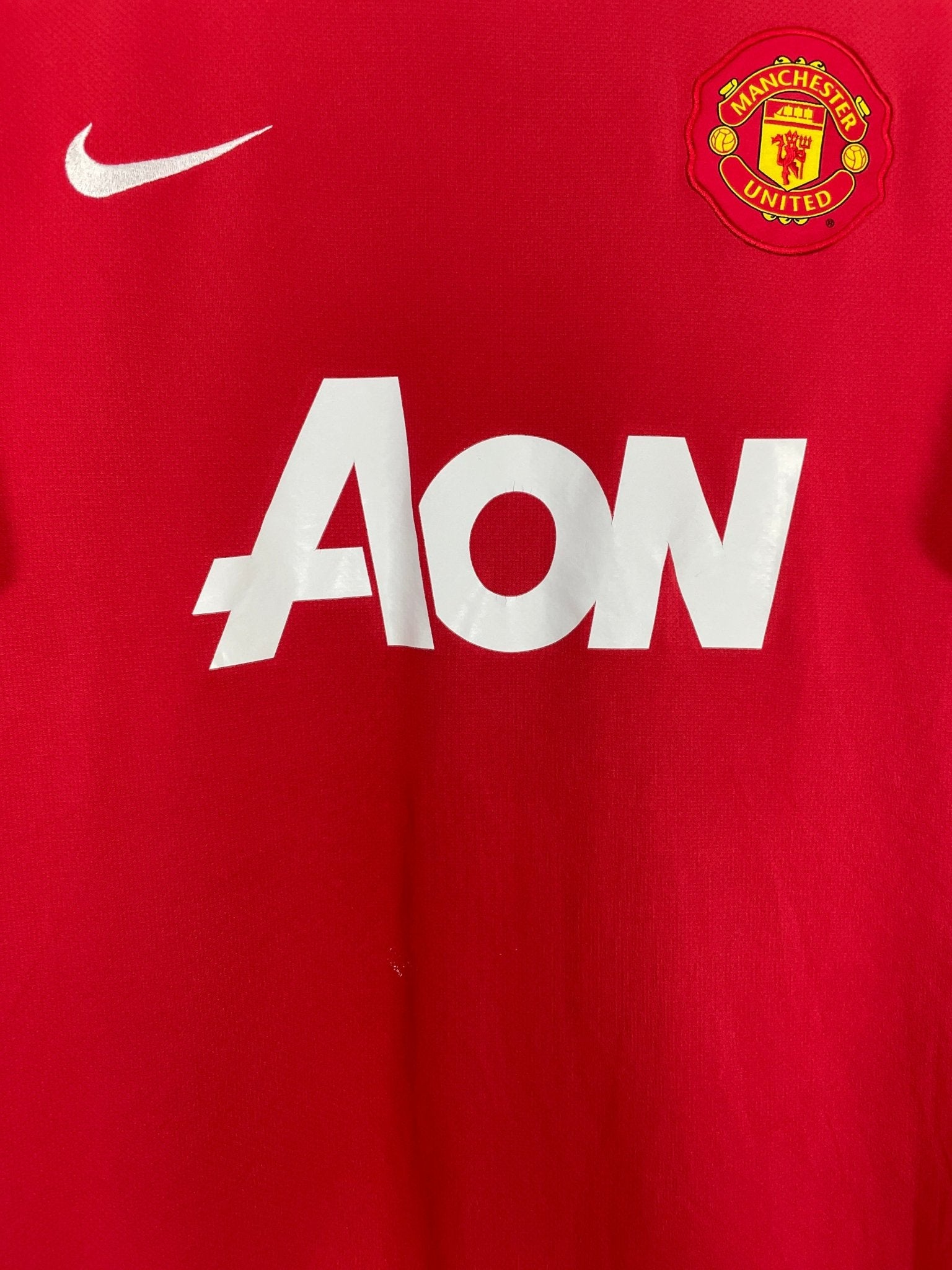 Shop 2010/11 MANCHESTER UNITED ROONEY #10 HOME SHIRT (XL) NIKE, classic football shirts, vintage football shirts & retro soccer jerseys at Cult Kits