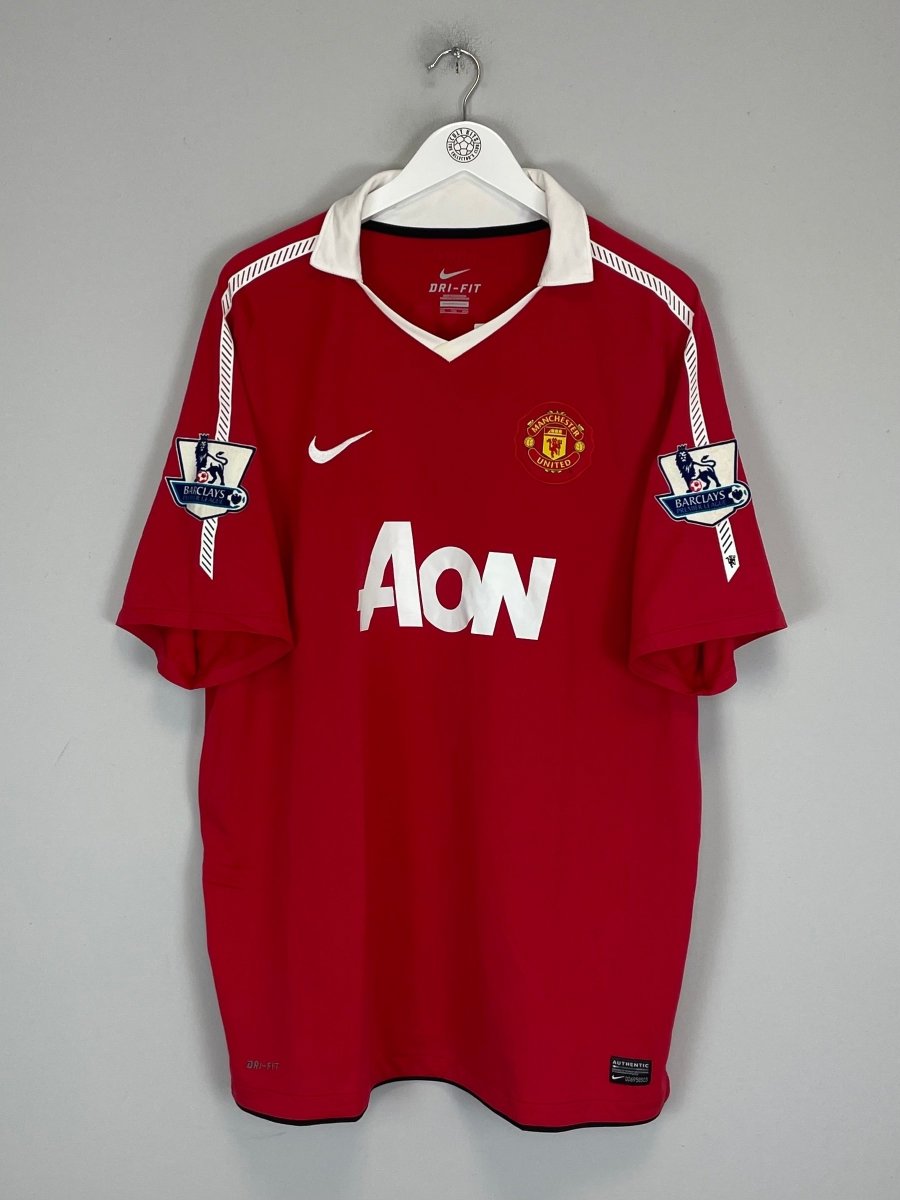 2010/11 MANCHESTER UNITED ROONEY 10 HOME SHIRT (XL) NIKE - Cult Kits - XL - Buy Vintage Football Shirts, Authentic Retro Football Shirts For Sale, Classic Football Shirts & Soccer Jersey