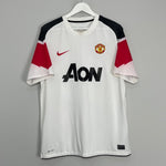 Shop 2010/11 MANCHESTER UNITED SCHOLES #18 AWAY SHIRT (L) NIKE, classic football shirts, vintage football shirts & retro soccer jerseys at Cult Kits