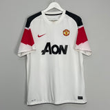 Shop 2010/11 MANCHESTER UNITED SCHOLES #18 AWAY SHIRT (L) NIKE, classic football shirts, vintage football shirts & retro soccer jerseys at Cult Kits