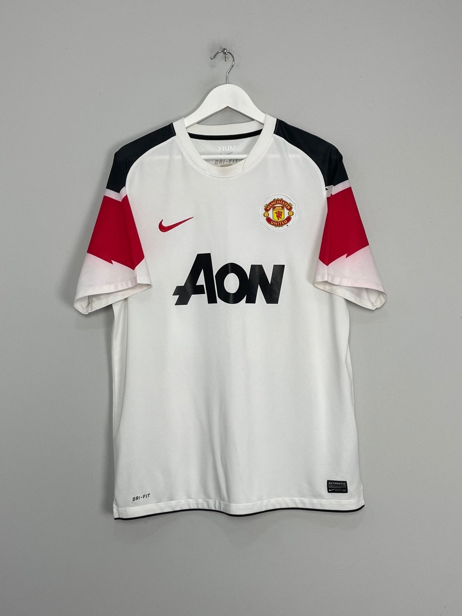 Shop 2010/11 MANCHESTER UNITED SCHOLES #18 AWAY SHIRT (L) NIKE, classic football shirts, vintage football shirts & retro soccer jerseys at Cult Kits