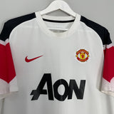 Shop 2010/11 MANCHESTER UNITED SCHOLES #18 AWAY SHIRT (L) NIKE, classic football shirts, vintage football shirts & retro soccer jerseys at Cult Kits