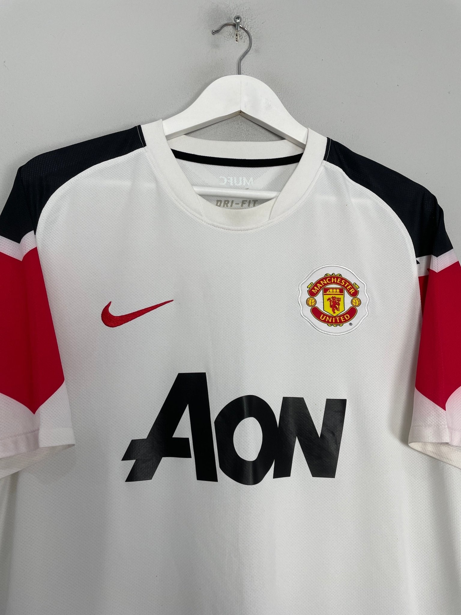Shop 2010/11 MANCHESTER UNITED SCHOLES #18 AWAY SHIRT (L) NIKE, classic football shirts, vintage football shirts & retro soccer jerseys at Cult Kits