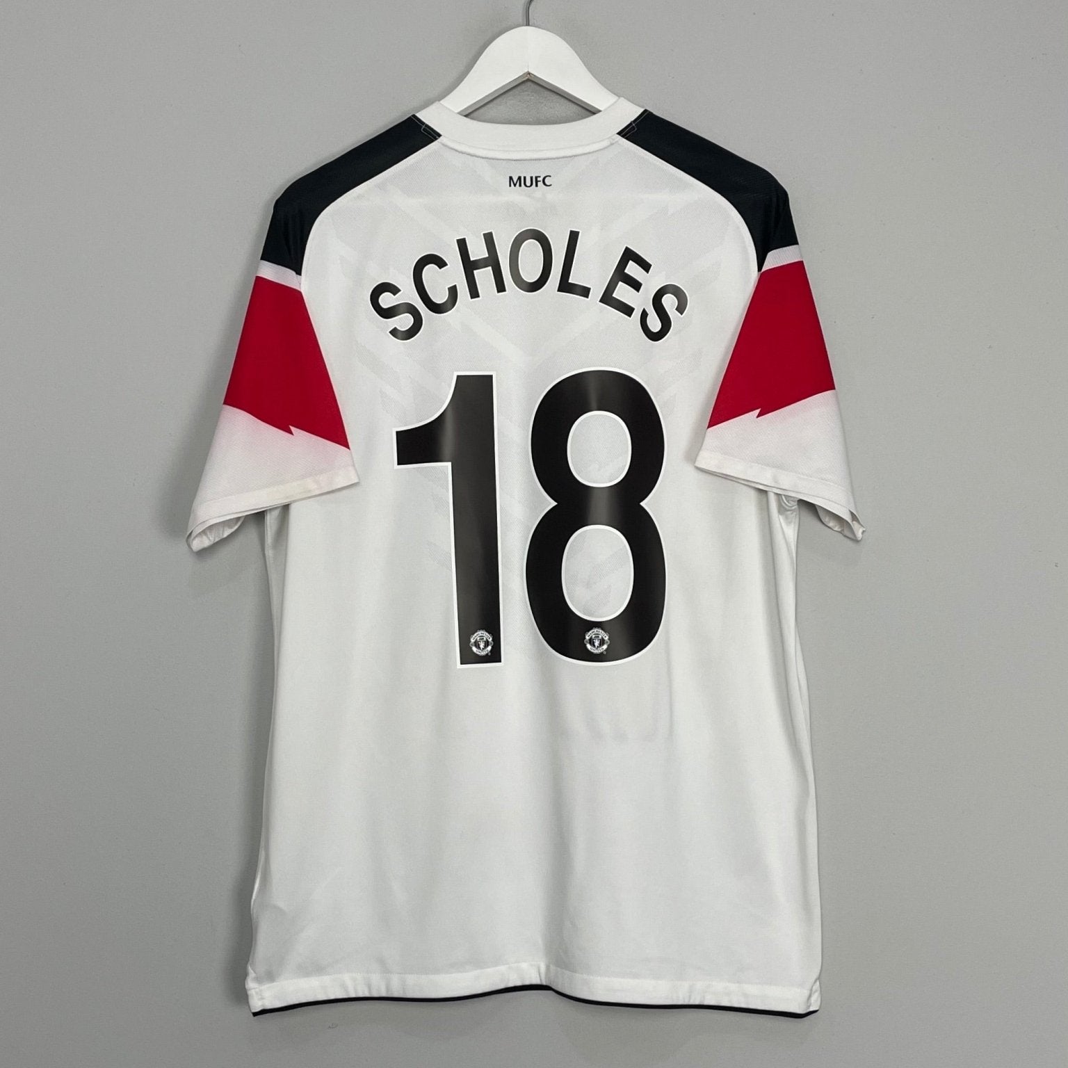 2010/11 MANCHESTER UNITED SCHOLES #18 AWAY SHIRT (L) NIKE – Cult Kits Manchester United 長袖ユニフォーム SCHOLES 18