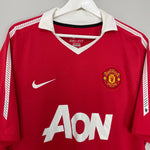 Shop 2010/11 MANCHESTER UNITED VIDIC #15 HOME SHIRT (XL) NIKE, classic football shirts, vintage football shirts & retro soccer jerseys at Cult Kits