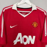 Shop 2010/11 MANCHESTER UNITED VIDIC #15 HOME SHIRT (XL) NIKE, classic football shirts, vintage football shirts & retro soccer jerseys at Cult Kits