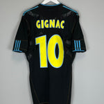 2010/11 MARSEILLE GIGNAC 10 *PLAYER ISSUE* AWAY SHIRT (XL) ADIDAS - Cult Kits - XL - Buy Vintage Football Shirts, Authentic Retro Football Shirts For Sale, Classic Football Shirts & Soccer Jersey