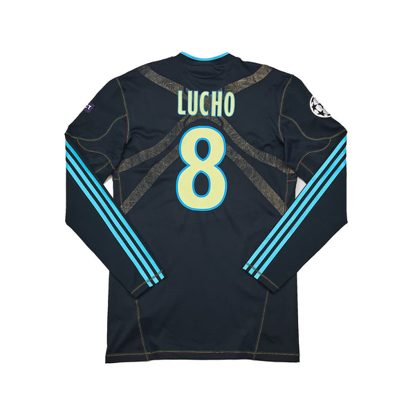 2010/11 Marseille Lucho #8 *Player Issue* C/L Third Shirt (XL