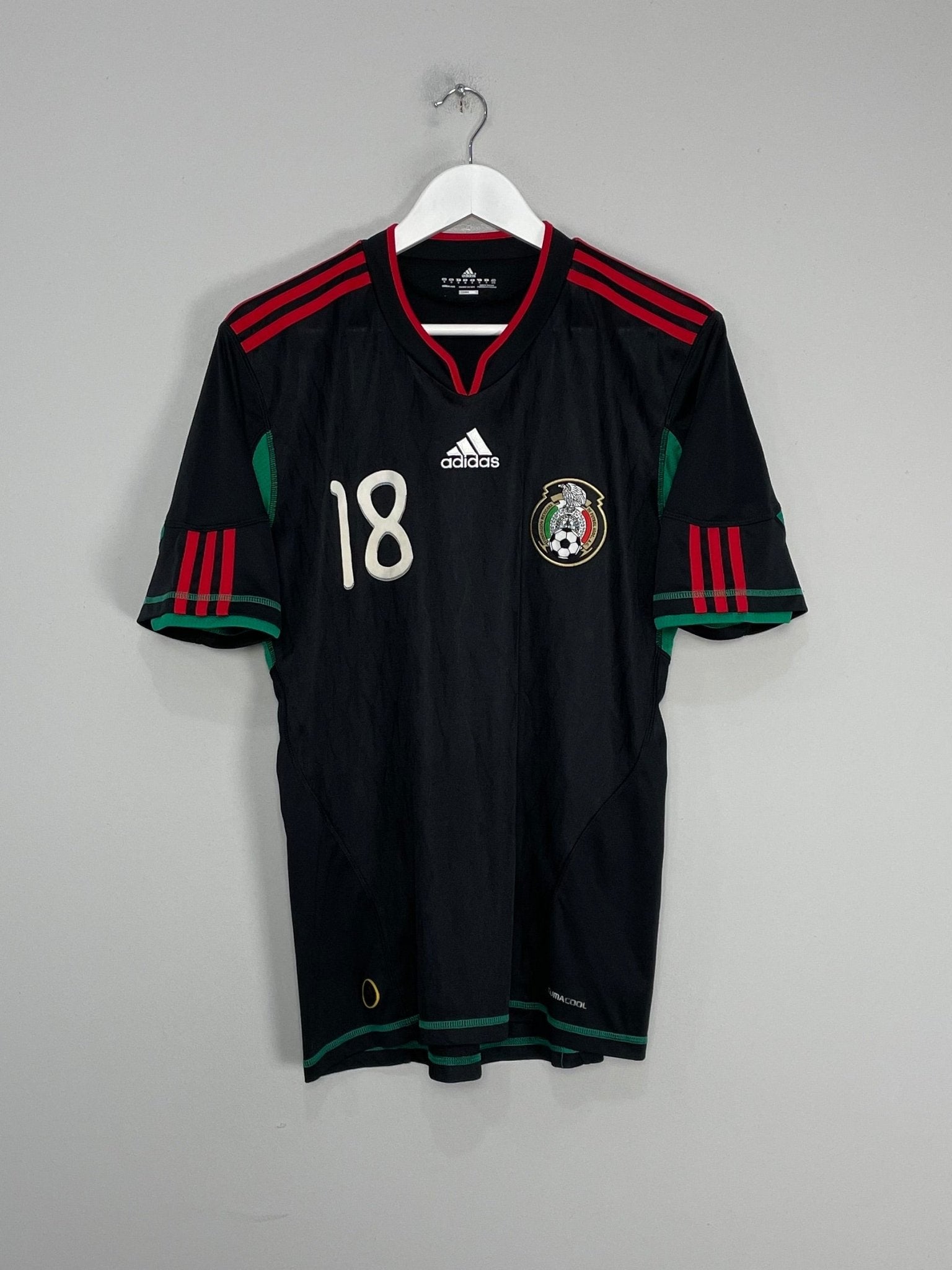 Shop 2010/11 MEXICO A.GUARDADO #18 AWAY SHIRT (M) ADIDAS, classic football shirts, vintage football shirts & retro soccer jerseys at Cult Kits