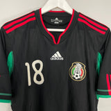 Shop 2010/11 MEXICO A.GUARDADO #18 AWAY SHIRT (M) ADIDAS, classic football shirts, vintage football shirts & retro soccer jerseys at Cult Kits