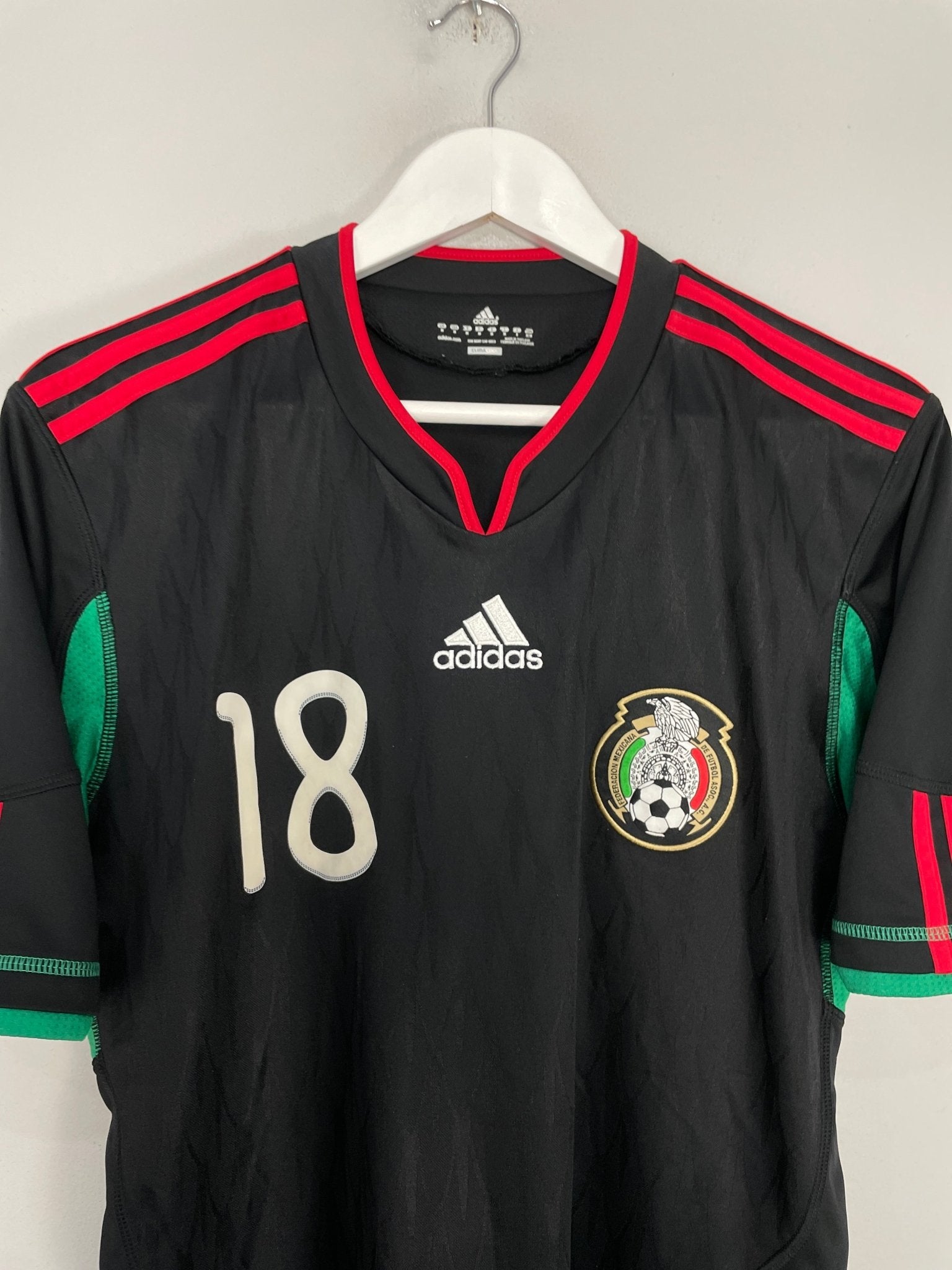 Shop 2010/11 MEXICO A.GUARDADO #18 AWAY SHIRT (M) ADIDAS, classic football shirts, vintage football shirts & retro soccer jerseys at Cult Kits