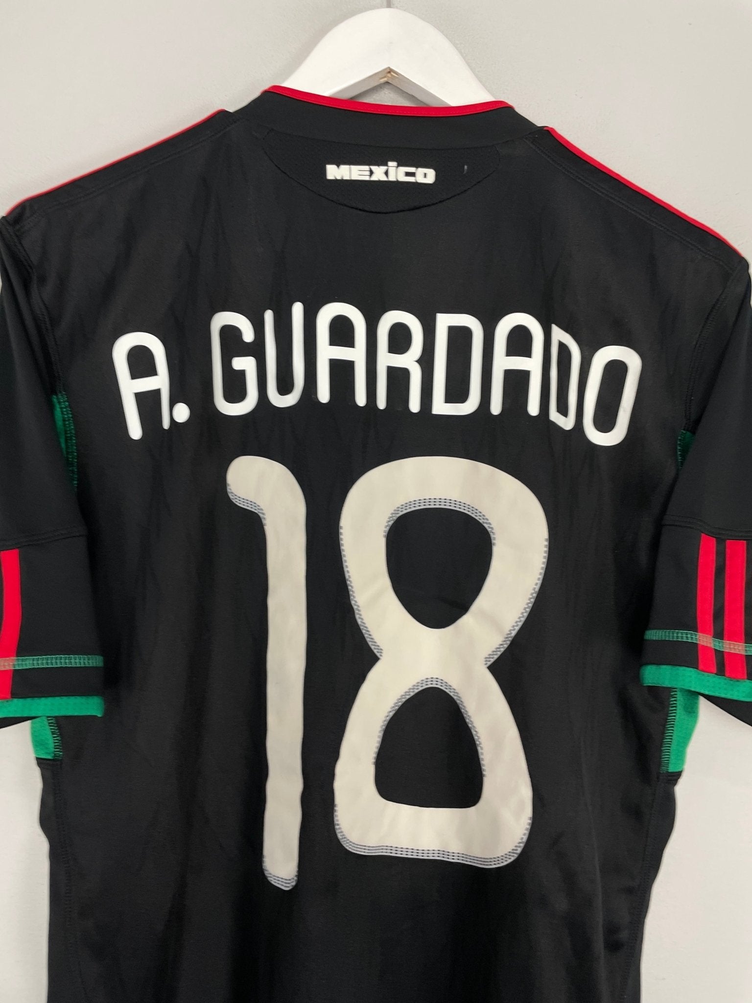 Shop 2010/11 MEXICO A.GUARDADO #18 AWAY SHIRT (M) ADIDAS, classic football shirts, vintage football shirts & retro soccer jerseys at Cult Kits
