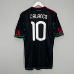 Shop 2010/11 MEXICO C.BLANCO #10 AWAY SHIRT (L) ADIDAS, classic football shirts, vintage football shirts & retro soccer jerseys at Cult Kits