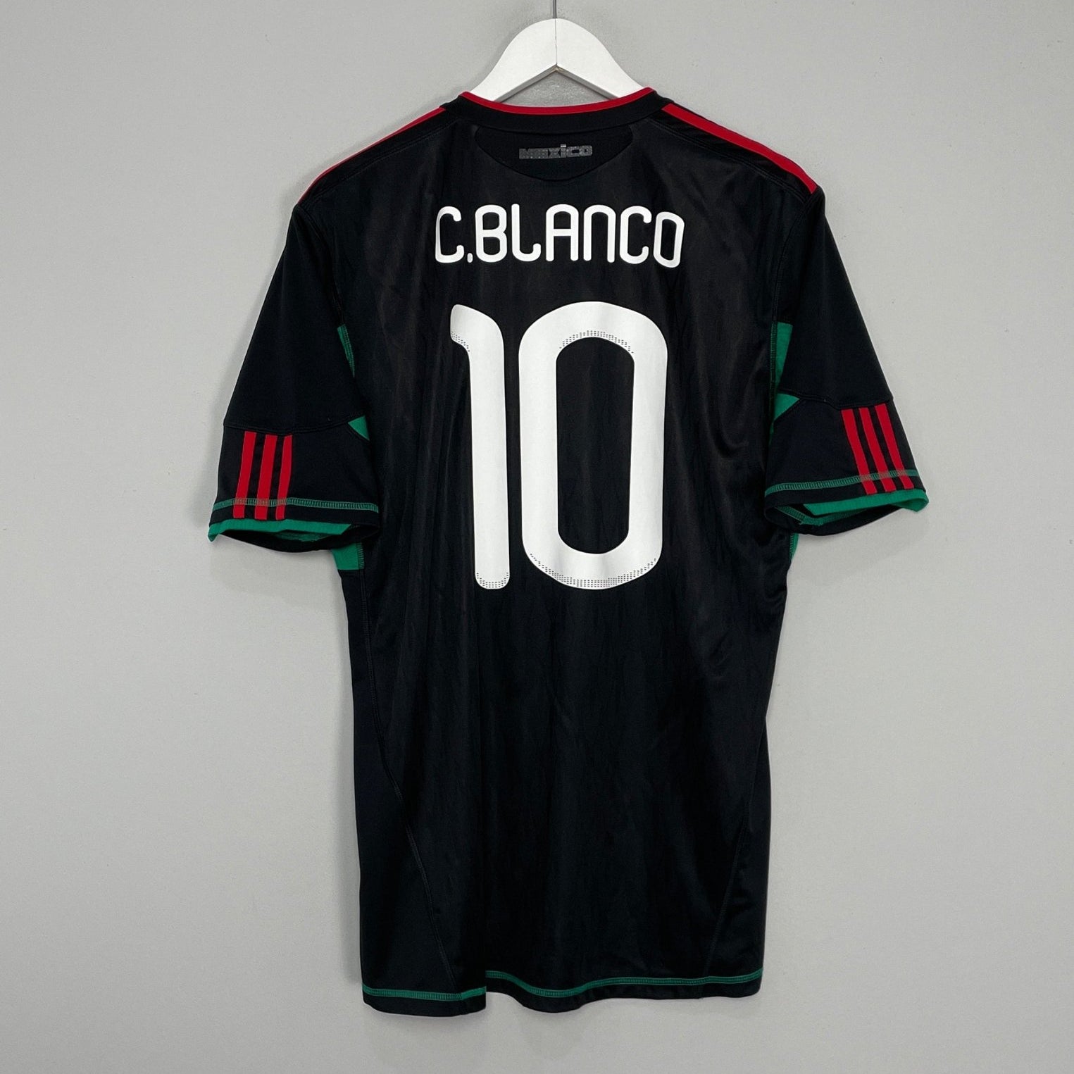 Shop 2010/11 MEXICO C.BLANCO #10 AWAY SHIRT (L) ADIDAS, classic football shirts, vintage football shirts & retro soccer jerseys at Cult Kits