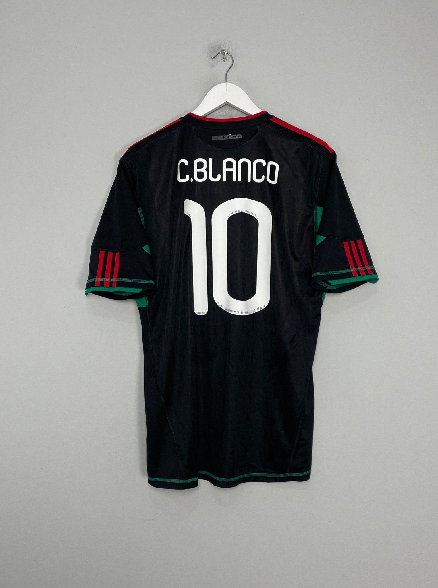 Shop 2010/11 MEXICO C.BLANCO #10 AWAY SHIRT (L) ADIDAS, classic football shirts, vintage football shirts & retro soccer jerseys at Cult Kits