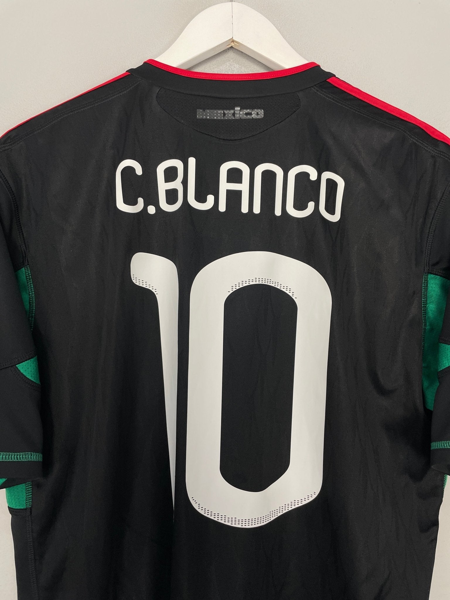 Shop 2010/11 MEXICO C.BLANCO #10 AWAY SHIRT (L) ADIDAS, classic football shirts, vintage football shirts & retro soccer jerseys at Cult Kits
