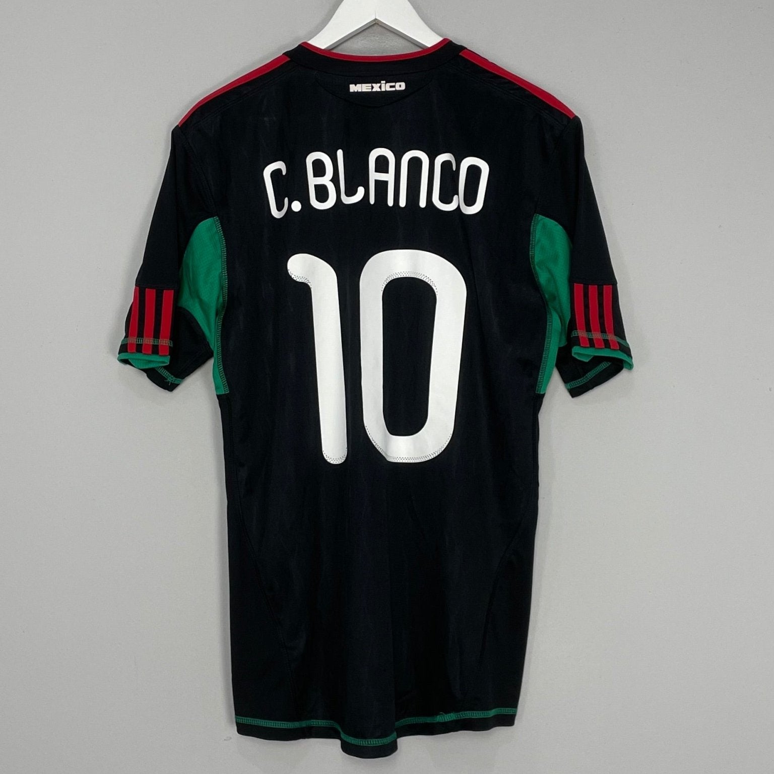 Shop 2010/11 MEXICO C.BLANCO #10 AWAY SHIRT (L) ADIDAS, classic football shirts, vintage football shirts & retro soccer jerseys at Cult Kits