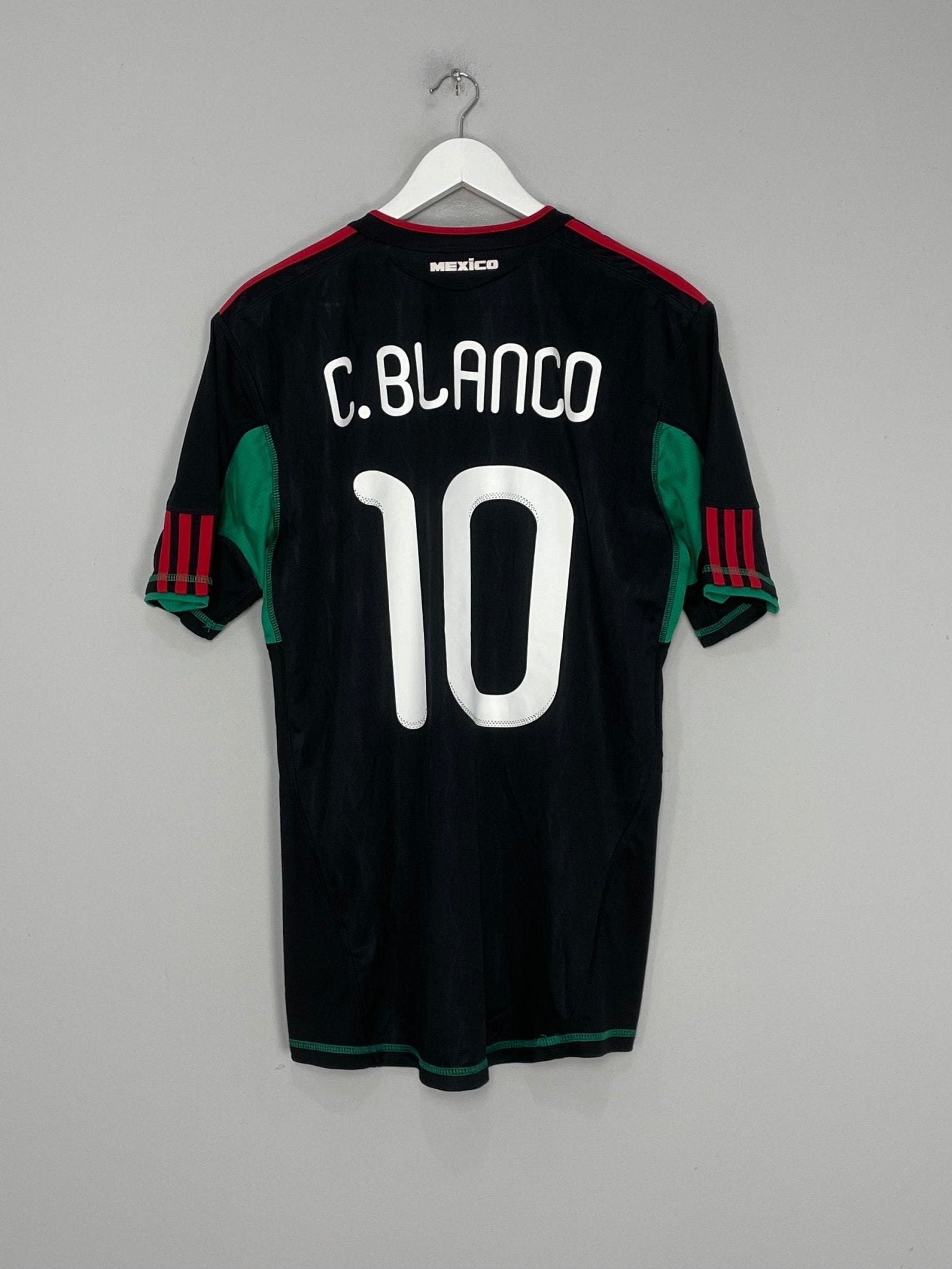Shop 2010/11 MEXICO C.BLANCO #10 AWAY SHIRT (L) ADIDAS, classic football shirts, vintage football shirts & retro soccer jerseys at Cult Kits