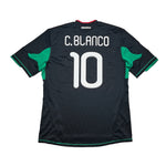 Buy 2010/11 Mexico C.Blanco 10 Away Shirt (L) Adidas ~ Free worldwide shipping ~ Authentic Vintage Football Shirts from Cult Kits