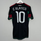 Shop 2010/11 MEXICO C.BLANCO #10 AWAY SHIRT (S) ADIDAS, classic football shirts, vintage football shirts & retro soccer jerseys at Cult Kits