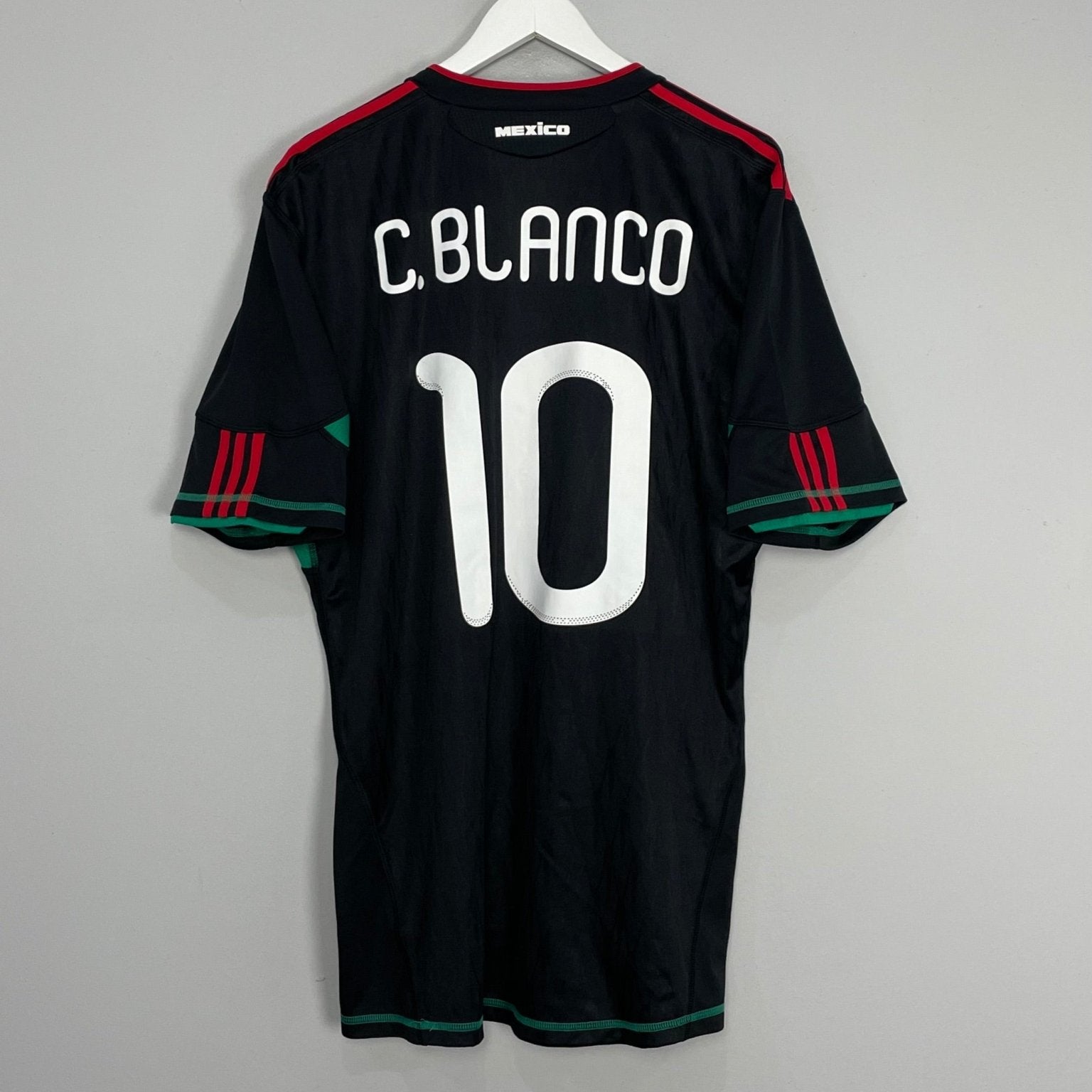 Shop 2010/11 MEXICO C.BLANCO #10 AWAY SHIRT (XL) ADIDAS, classic football shirts, vintage football shirts & retro soccer jerseys at Cult Kits