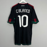 Shop 2010/11 MEXICO C.BLANCO #10 AWAY SHIRT (XL) ADIDAS, classic football shirts, vintage football shirts & retro soccer jerseys at Cult Kits