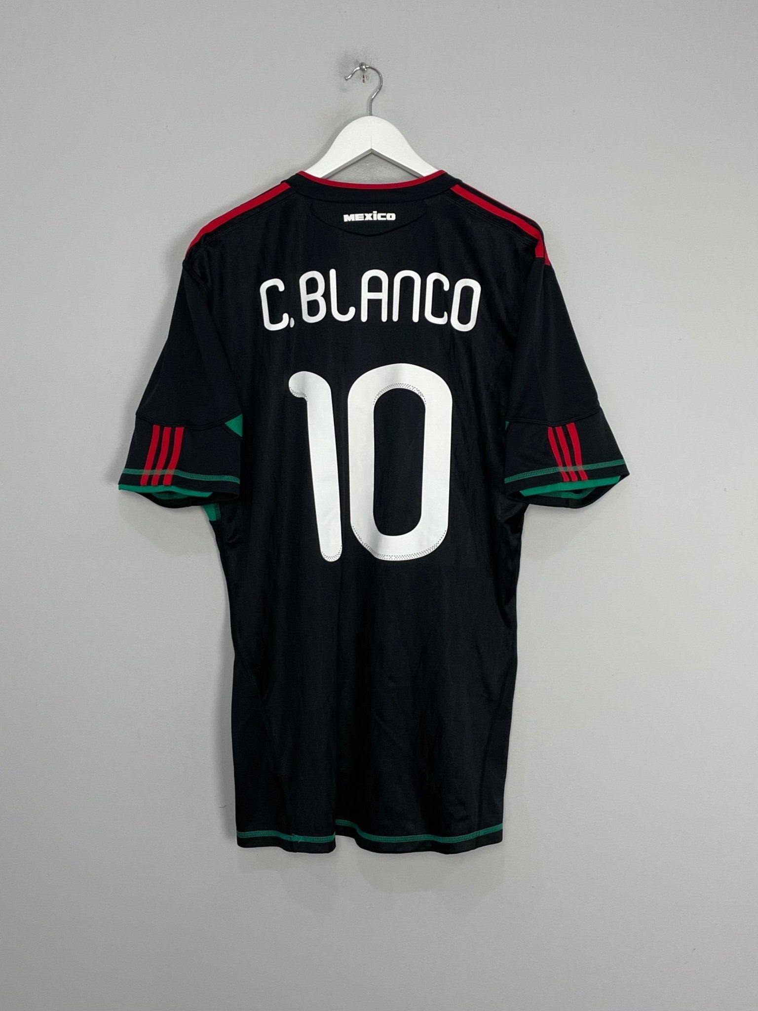 Shop 2010/11 MEXICO C.BLANCO #10 AWAY SHIRT (XL) ADIDAS, classic football shirts, vintage football shirts & retro soccer jerseys at Cult Kits