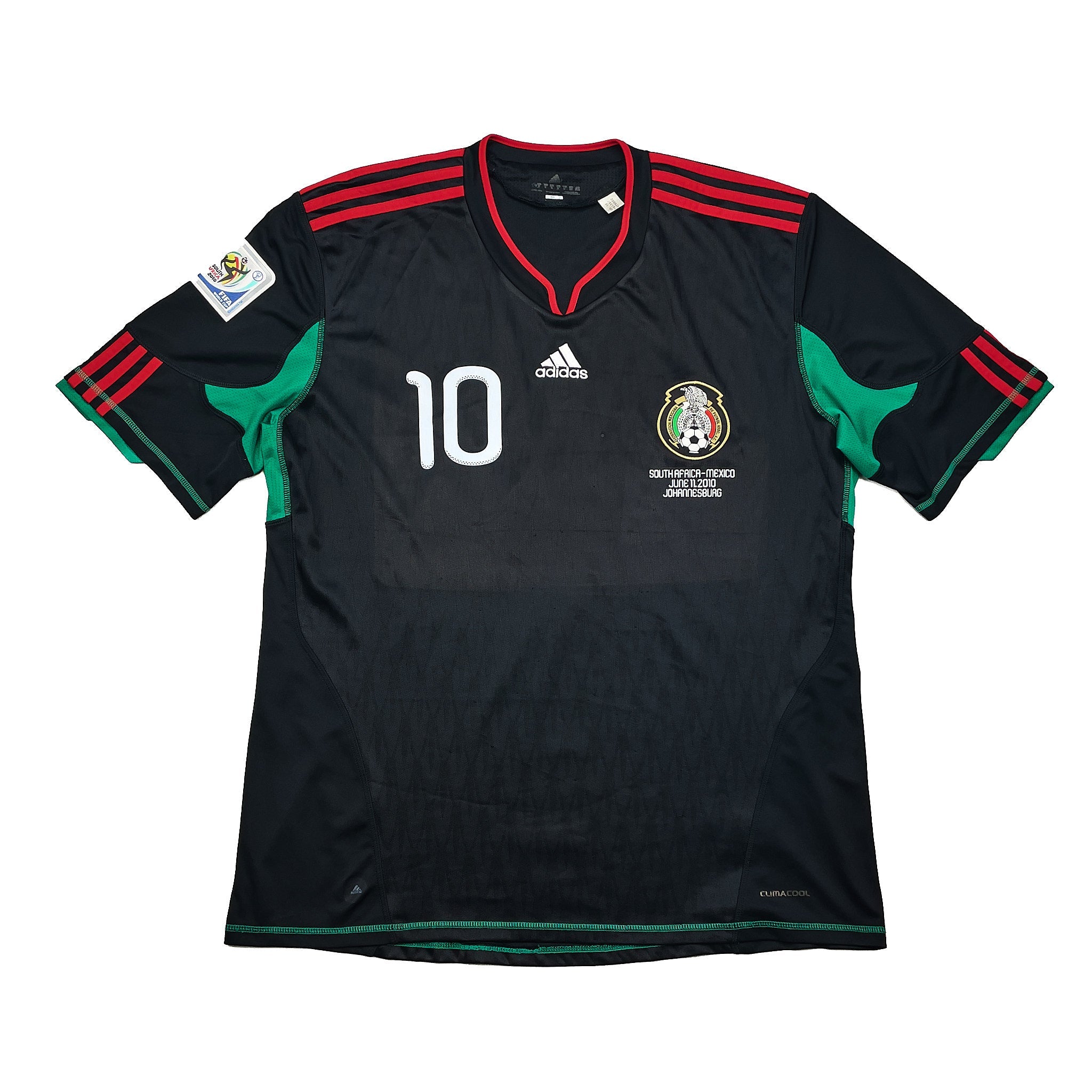 Buy 2010/11 Mexico C.Blanco 10 Away Shirt (XL) Adidas ~ Free worldwide shipping ~ Authentic Vintage Football Shirts from Cult Kits