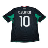 Buy 2010/11 Mexico C.Blanco 10 Away Shirt (XL) Adidas ~ Free worldwide shipping ~ Authentic Vintage Football Shirts from Cult Kits
