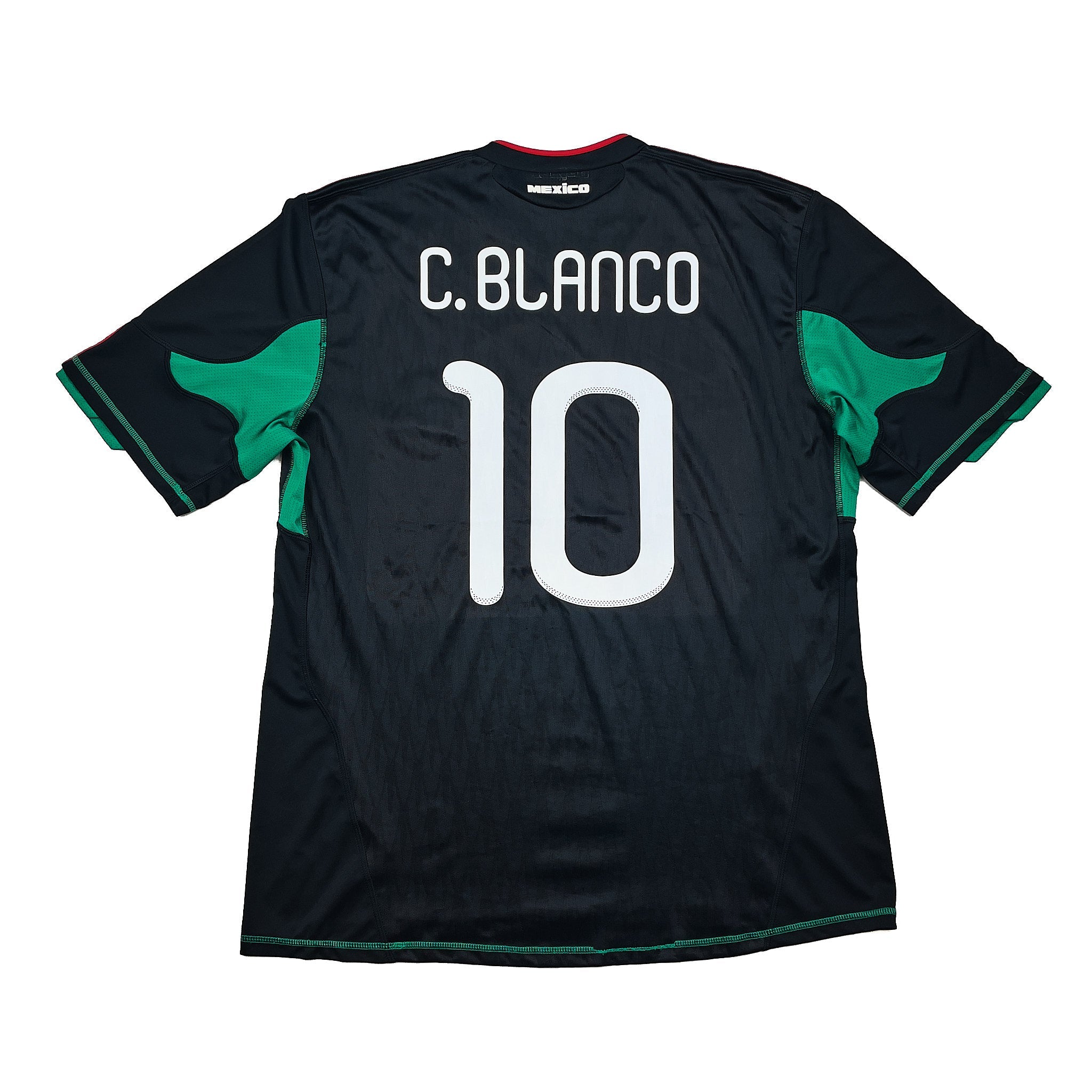 Buy 2010/11 Mexico C.Blanco 10 Away Shirt (XL) Adidas ~ Free worldwide shipping ~ Authentic Vintage Football Shirts from Cult Kits