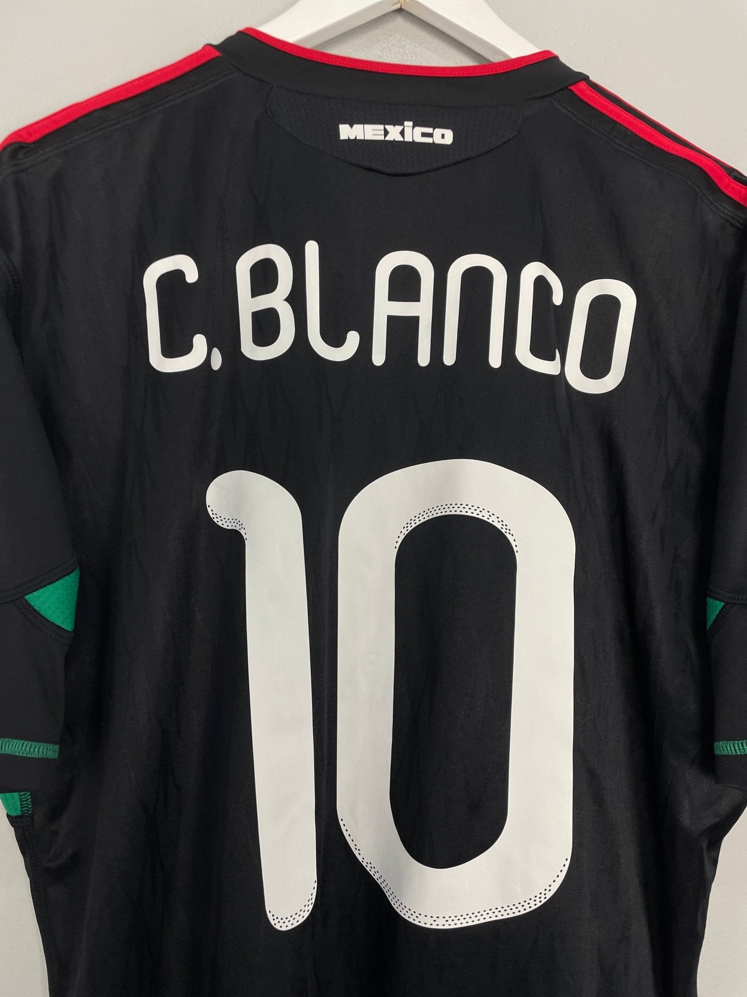 Shop 2010/11 MEXICO C.BLANCO #10 AWAY SHIRT (XL) ADIDAS, classic football shirts, vintage football shirts & retro soccer jerseys at Cult Kits
