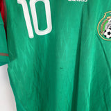 Shop 2010/11 MEXICO C.BLANCO #10 HOME SHIRT (L) ADIDAS, classic football shirts, vintage football shirts & retro soccer jerseys at Cult Kits
