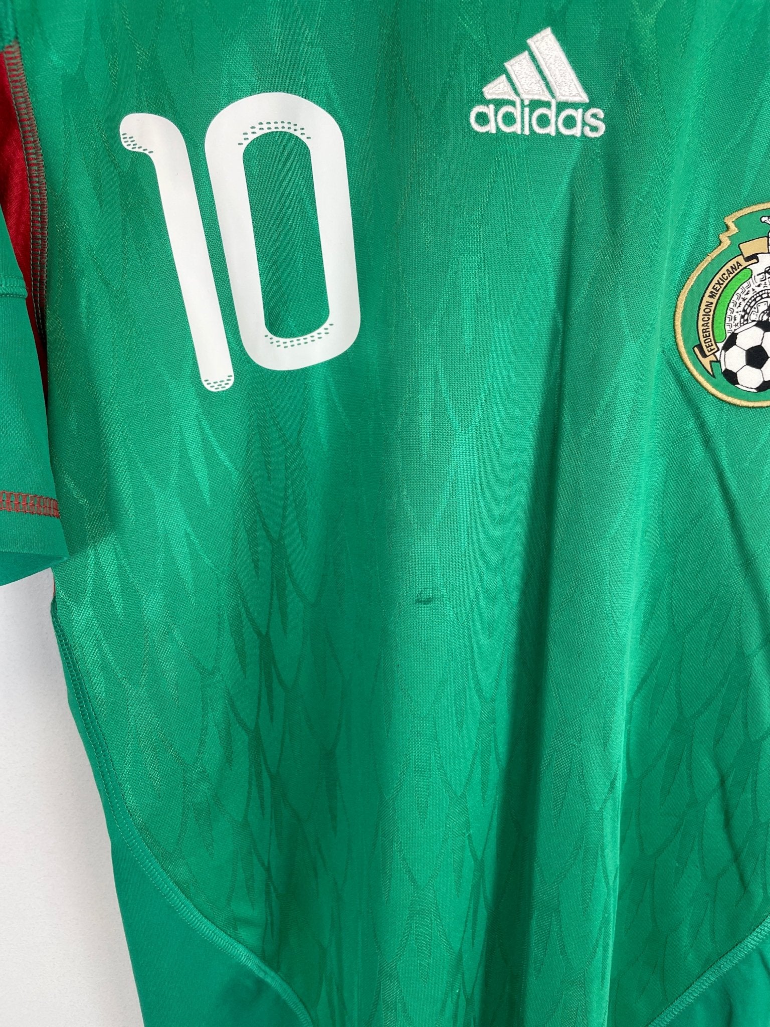 Shop 2010/11 MEXICO C.BLANCO #10 HOME SHIRT (L) ADIDAS, classic football shirts, vintage football shirts & retro soccer jerseys at Cult Kits