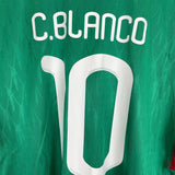 Shop 2010/11 MEXICO C.BLANCO #10 HOME SHIRT (L) ADIDAS, classic football shirts, vintage football shirts & retro soccer jerseys at Cult Kits