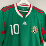 Shop 2010/11 MEXICO C.BLANCO #10 HOME SHIRT (L) ADIDAS, classic football shirts, vintage football shirts & retro soccer jerseys at Cult Kits