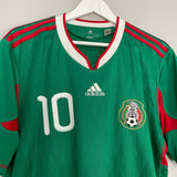 Shop 2010/11 MEXICO C.BLANCO #10 HOME SHIRT (L) ADIDAS, classic football shirts, vintage football shirts & retro soccer jerseys at Cult Kits