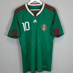 Shop 2010/11 MEXICO C.BLANCO #10 HOME SHIRT (L) ADIDAS, classic football shirts, vintage football shirts & retro soccer jerseys at Cult Kits