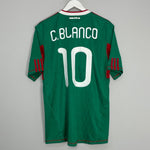 Shop 2010/11 MEXICO C.BLANCO #10 HOME SHIRT (L) ADIDAS, classic football shirts, vintage football shirts & retro soccer jerseys at Cult Kits