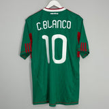 Shop 2010/11 MEXICO C.BLANCO #10 HOME SHIRT (L) ADIDAS, classic football shirts, vintage football shirts & retro soccer jerseys at Cult Kits