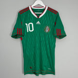 Shop 2010/11 MEXICO C.BLANCO #10 HOME SHIRT (M) ADIDAS, classic football shirts, vintage football shirts & retro soccer jerseys at Cult Kits