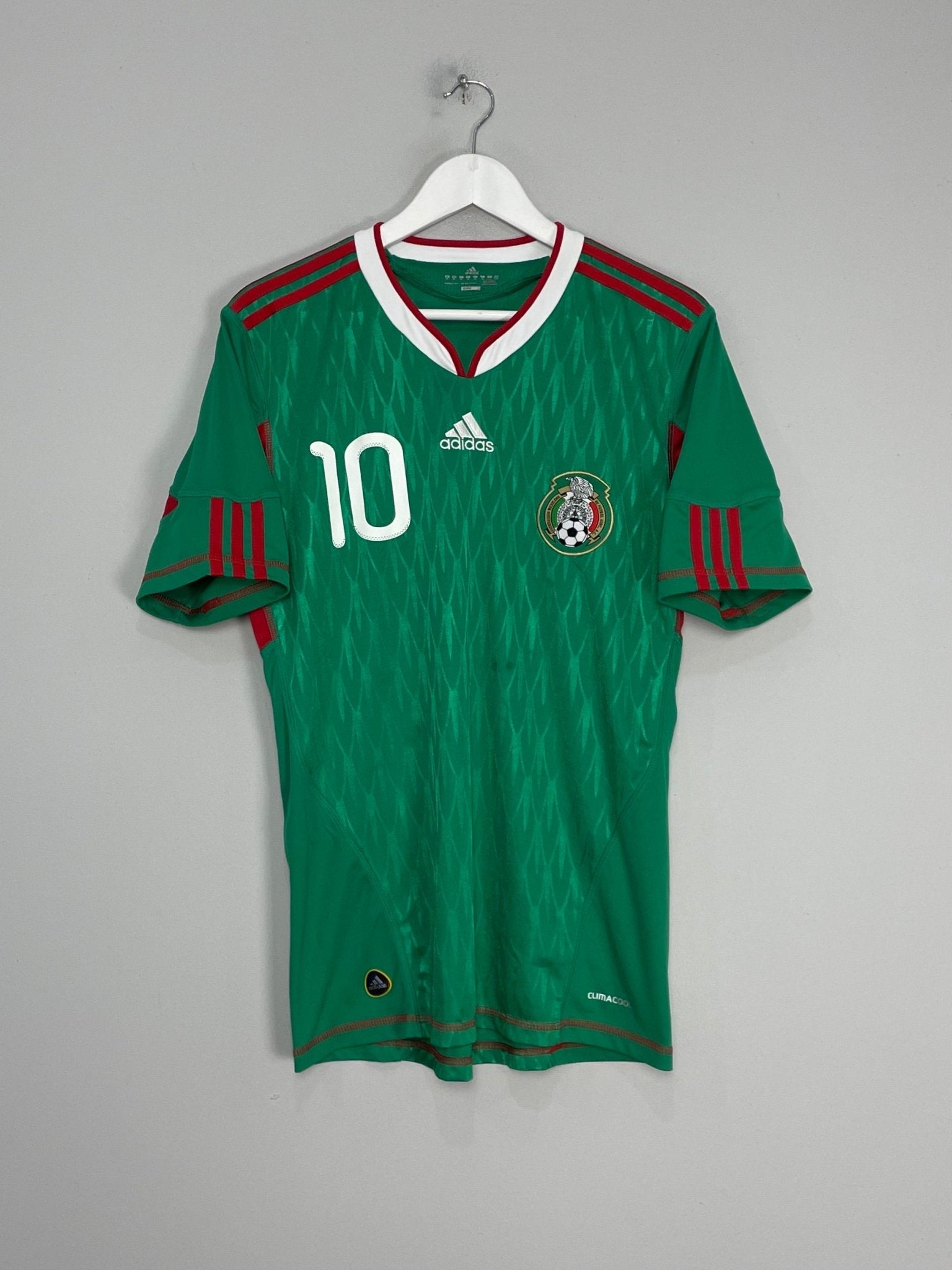 Shop 2010/11 MEXICO C.BLANCO #10 HOME SHIRT (M) ADIDAS, classic football shirts, vintage football shirts & retro soccer jerseys at Cult Kits