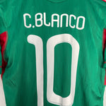 Shop 2010/11 MEXICO C.BLANCO #10 HOME SHIRT (S) ADIDAS, classic football shirts, vintage football shirts & retro soccer jerseys at Cult Kits