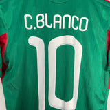 Shop 2010/11 MEXICO C.BLANCO #10 HOME SHIRT (S) ADIDAS, classic football shirts, vintage football shirts & retro soccer jerseys at Cult Kits