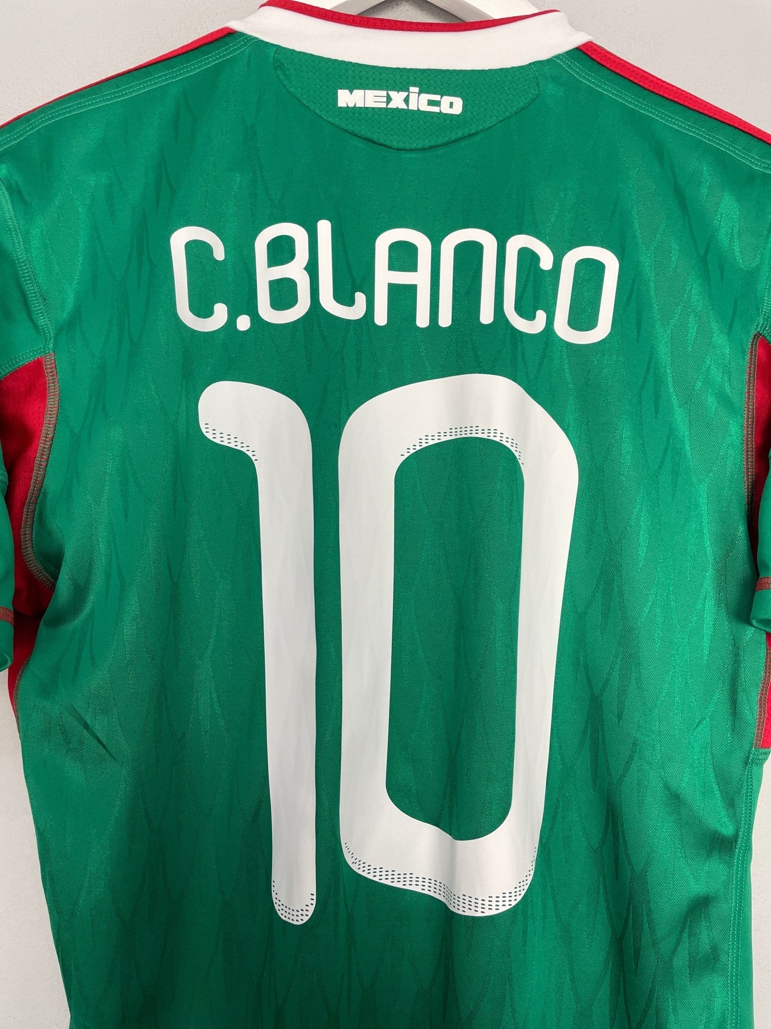 Shop 2010/11 MEXICO C.BLANCO #10 HOME SHIRT (S) ADIDAS, classic football shirts, vintage football shirts & retro soccer jerseys at Cult Kits