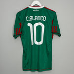 Shop 2010/11 MEXICO C.BLANCO #10 HOME SHIRT (S) ADIDAS, classic football shirts, vintage football shirts & retro soccer jerseys at Cult Kits